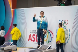 Despues di su medaya di oro na Weganan Panamericano, Mikel Schreuders ta landa e final awe nochi 