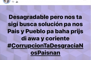 Glenbert Croes: E noticia di Ecuador ta ‘desagradable’ pero ta sigui busca solucion