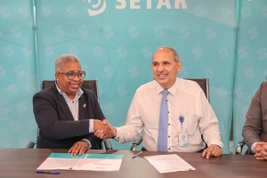 SETAR ta firma acuerdo cu SKOA pa Fiber