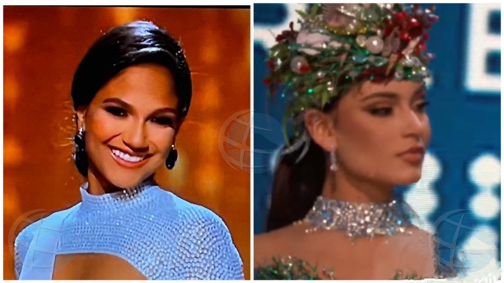 Aruba y Corsou a luci durante certamen preliminar di Miss Universo 2022