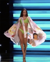 Aruba y Corsou a luci durante certamen preliminar di Miss Universo 2022