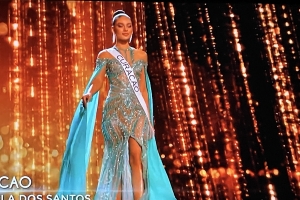 Aruba y Corsou a luci durante certamen preliminar di Miss Universo 2022