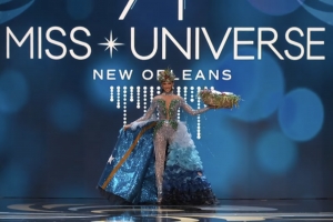 Aruba y Corsou a luci durante certamen preliminar di Miss Universo 2022