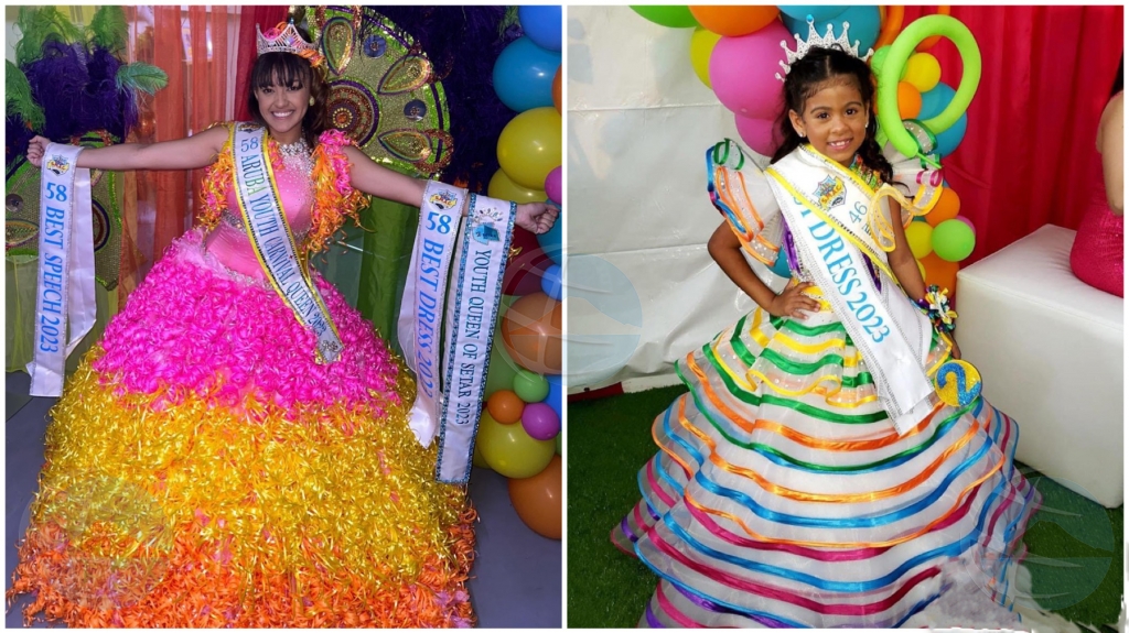 Aruba tin su Reina Infantil y Hubenil di Carnaval 69