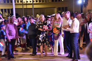 Famia Real a clausura nan estadia na Aruba den ambiente di Carnaval