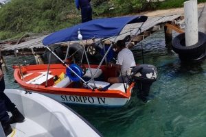 Wardacosta di Aruba a touw boto Slompo 4 trece tera