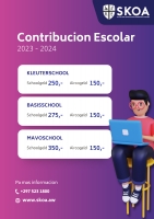 SKOA a confirma: Schoolgeld y airco geld pa su scolnan ta aumenta