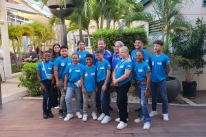 Delegacion di Aruba ta participando den Weganan Interinsular na Bonaire den Dam y Ajedrez  