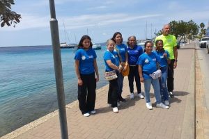 Delegacion di Aruba ta participando den Weganan Interinsular na Bonaire den Dam y Ajedrez  