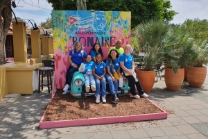 Delegacion di Aruba ta participando den Weganan Interinsular na Bonaire den Dam y Ajedrez  