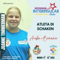 Delegacion di Aruba ta participando den Weganan Interinsular na Bonaire den Dam y Ajedrez  