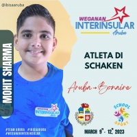Delegacion di Aruba ta participando den Weganan Interinsular na Bonaire den Dam y Ajedrez  