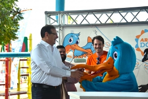 Gobernador di Aruba a marca e inicio oficial di Aruba Doet 