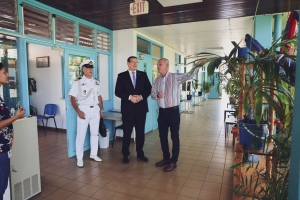 Gobernador di Aruba a bishita Fundacion Respaldo pa wak nan trabou