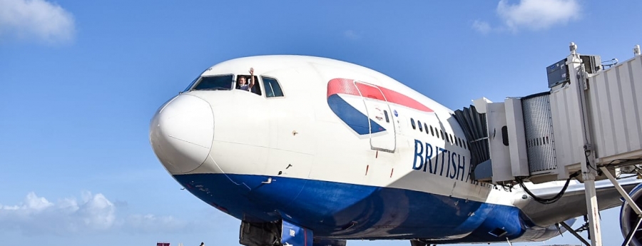 Aruba a ricibi su prome buelo di British Airways diadomingo