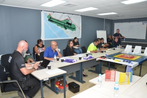 Aeropuerto a participa den “Tabletop Exercise” hunto cu Bureau Rampen Bestrijding Aruba