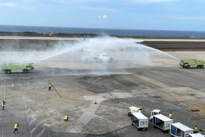 Promé buelo di Azul Airlines for di Brazil a yega Corsou 