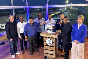 Promé buelo di Azul Airlines for di Brazil a yega Corsou 