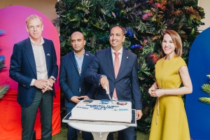 Aeropuerto di Aruba a celebra ruta nobo di Wingo for di Cali