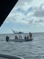 Wardacosta a asisti boto cu problema cu motor na Aruba