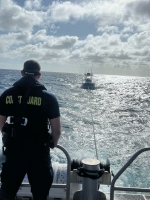 Wardacosta a asisti boto cu problema cu motor na Aruba