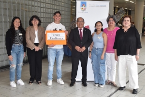 Prome grupo di studiantenan di Aruba a yega Hulanda