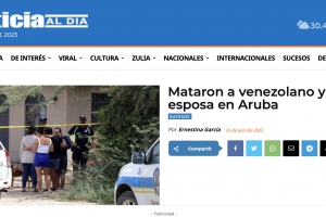 E noticia a bira internacional: Porta awor lo reclama curpa di e asesino 