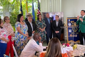 Aruba One Happy Island Lions Club a huramenta y instala su directiva pa aña fiscal 2023- 2024