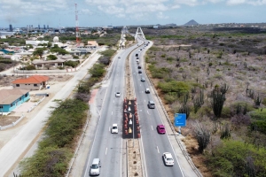 DOW: Trabou di mantencion a caba y brug di Green Corridor ta full habri!  