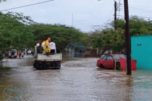 DOW mester a cera varios area rond Aruba debi na inundacion