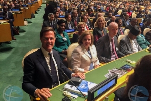 Evelyn Wever Croes ta topa Mark Rutte y Alexandra van Huffelen na New York otro siman