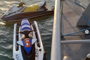 Guardacosta Venezolano a recupera e jet ski nan horta na Aruba  