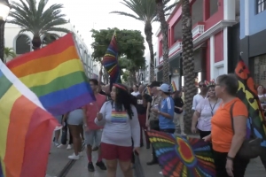 Grupo Orguyo a tene nan caminata di inclusion den Caya Grandi