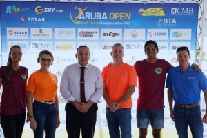 Campeonato di Aruba Open Beach Tennis ta bek e siman aki