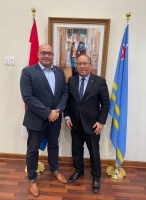 Minister Thijsen a trata tema di geschillenregeling cu presidente di Staten na Aruba 