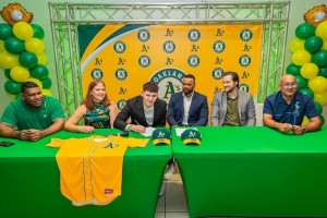 Oakland Athletics a firma pitcher di Aruba Nathan Arends 