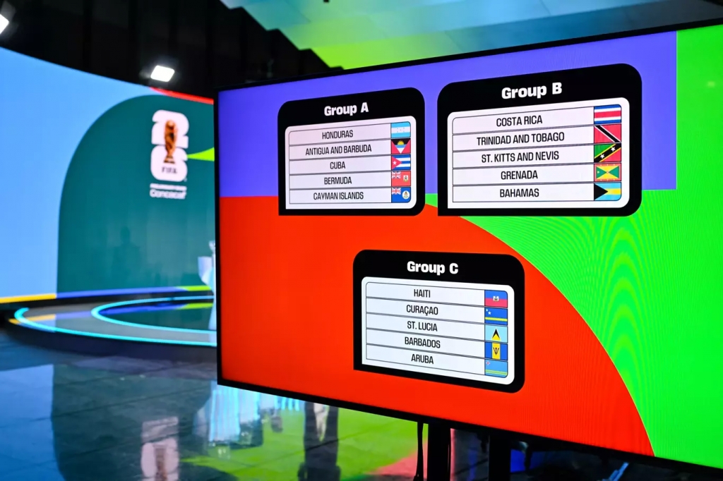Aruba y Corsou hunto den grupo pa cualificacion Copa Mundial Futbol 2026