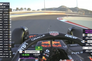 Max Verstappen ta registra e tempo mas rapido riba prome dia di prueba di F1 cu su auto nobo