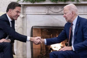 Presidente Mericano Biden tambe ta sostene Rutte pa lidera NATO