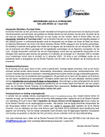 Anuncio Departamento di Finansa na tur proveedor (companianan) cu ta entrega producto y servicio na Pais Aruba 1 maart 2024