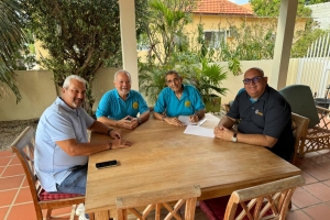 Acuerdo firma cu Kiwanis Club of Palm Beach ta garantisa continuidad di Fundacion Neptali Henriquez Park