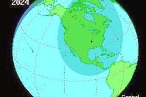 Meteorologo Coffie: Aruba por  ripara algo chikito di e eclipse solar, pero Corsou nada
