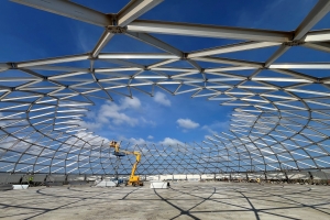 WEB a raporta progreso di e tanki di awa nobo den forma di ‘dome’