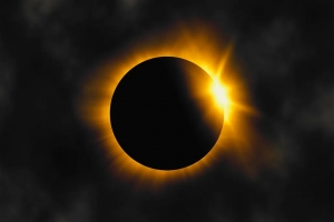 For di Aruba, e eclipse total di solo awe ta visible pa un parti chikito so