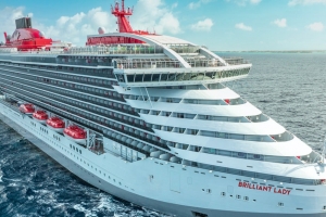 Barco crucero mas nobo di Virgin Voyages, Brilliant Lady ta bishita Aruba na October di 2025