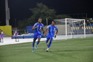 Cu tres gol di Rangelo Janga, Corsou ta gana Barbados 4-1