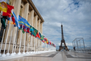 Bandera di Aruba ta bulando na Paris pa Weganan Olimpico 2024