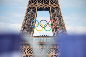 Bandera di Aruba ta bulando na Paris pa Weganan Olimpico 2024
