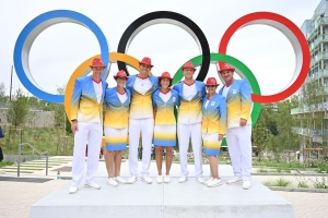 Delegacion di Aruba ta cla pa Ceremonia di Apertura Paris 2024