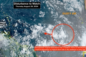 Ola tropical ta den direccion di Caribe proximamente 
